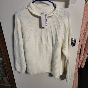 NWT WOMANS NINE WEST COWL NECK SWEATER SZ XL